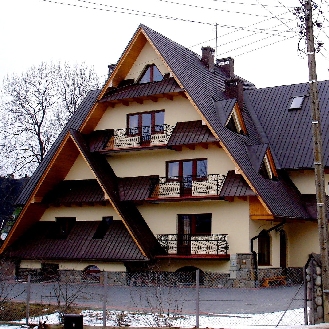 Willa Chramcówka zimą