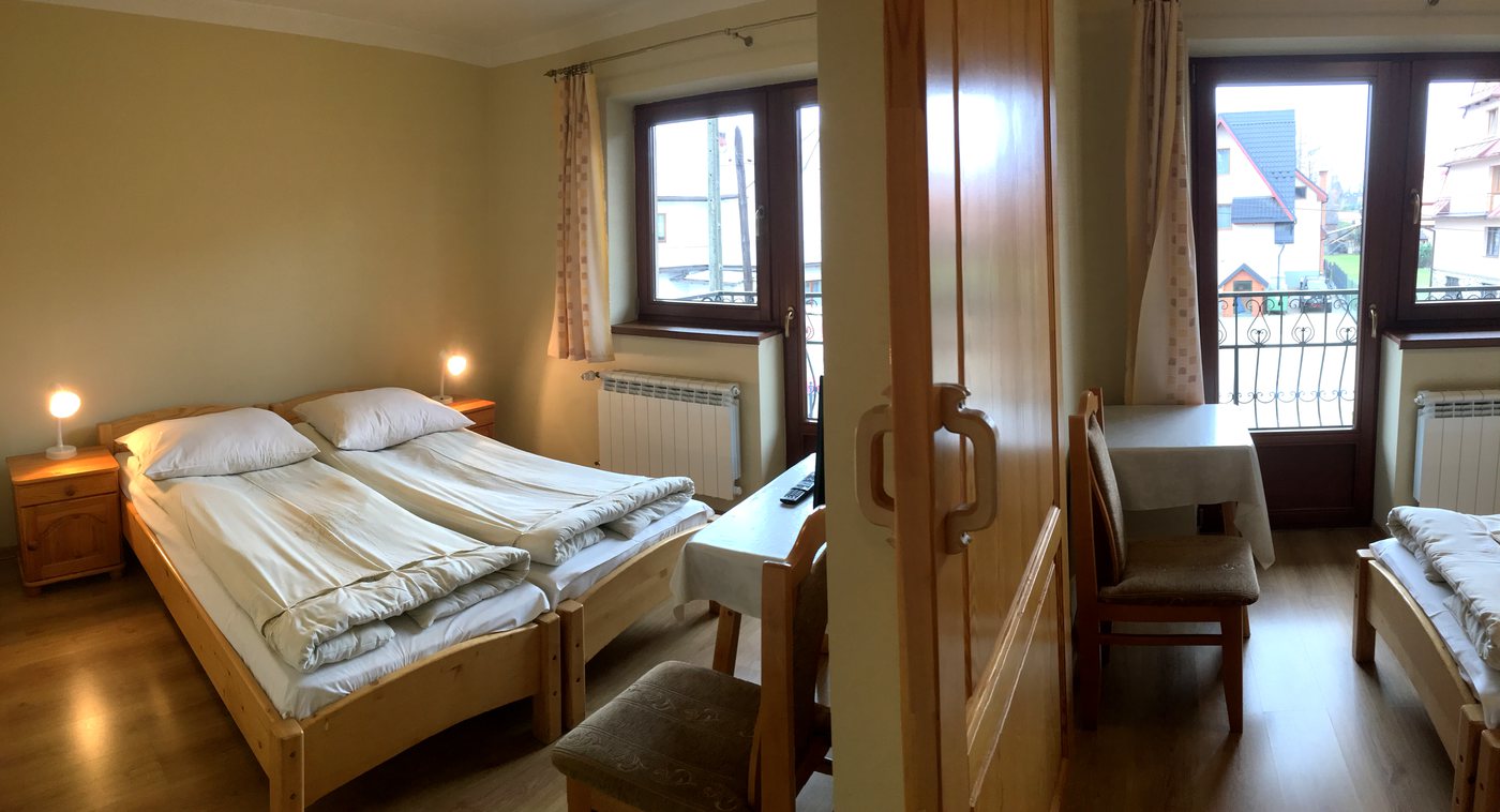 Przestronny, słoneczny pokój